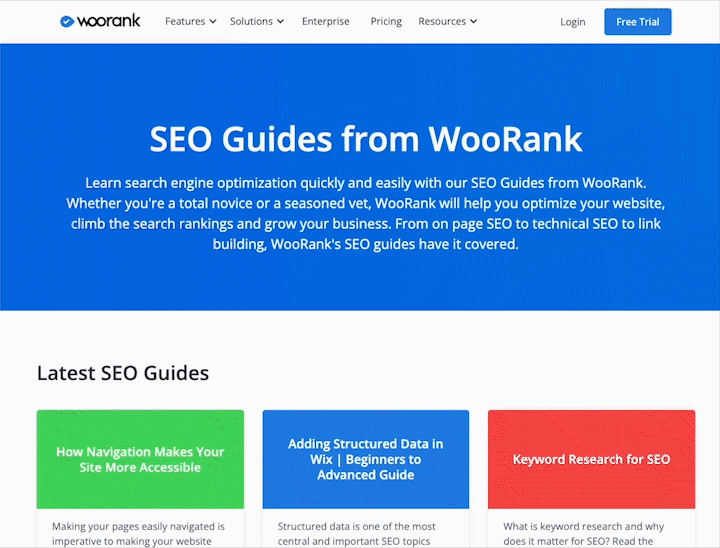 WooRank SEO Guides -Viewport In Action