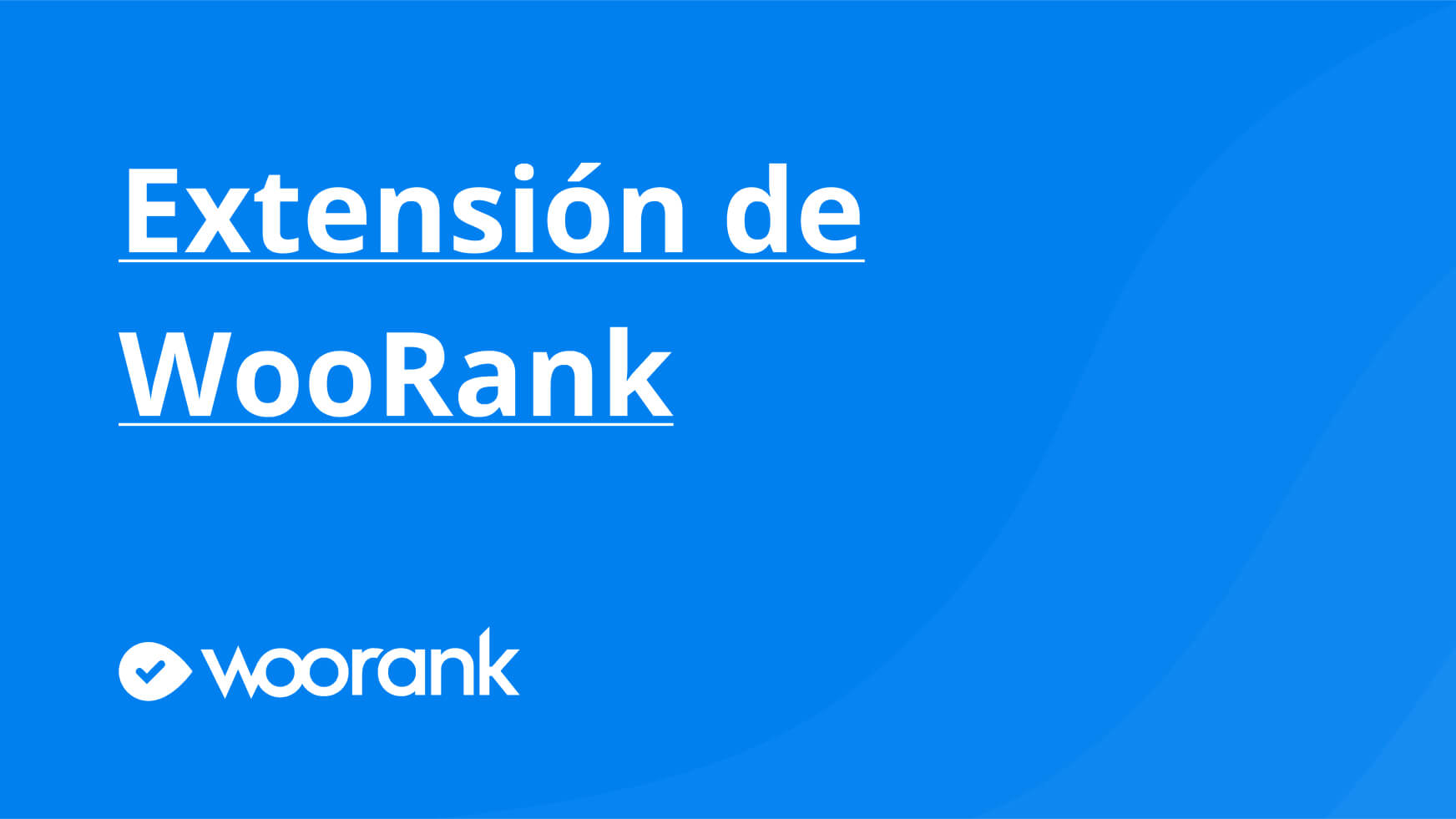 Extensión de WooRank