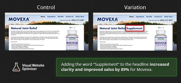 Headline for landing page