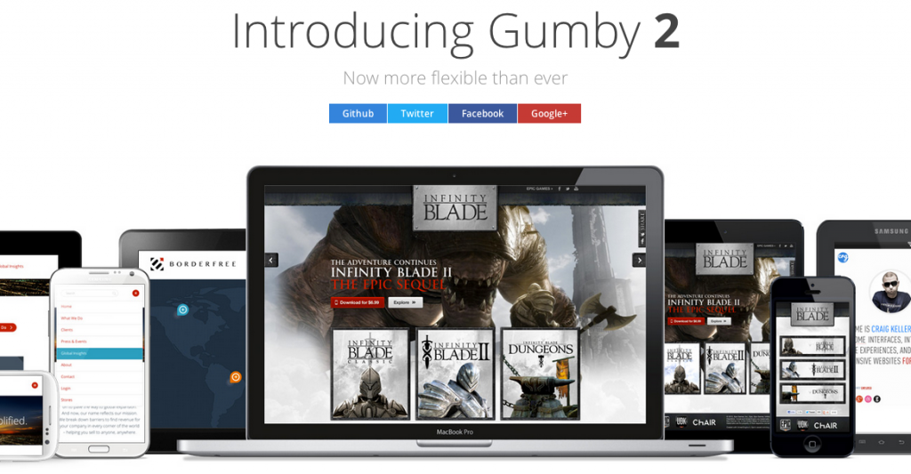 Gumby2 for Responsive Website Design