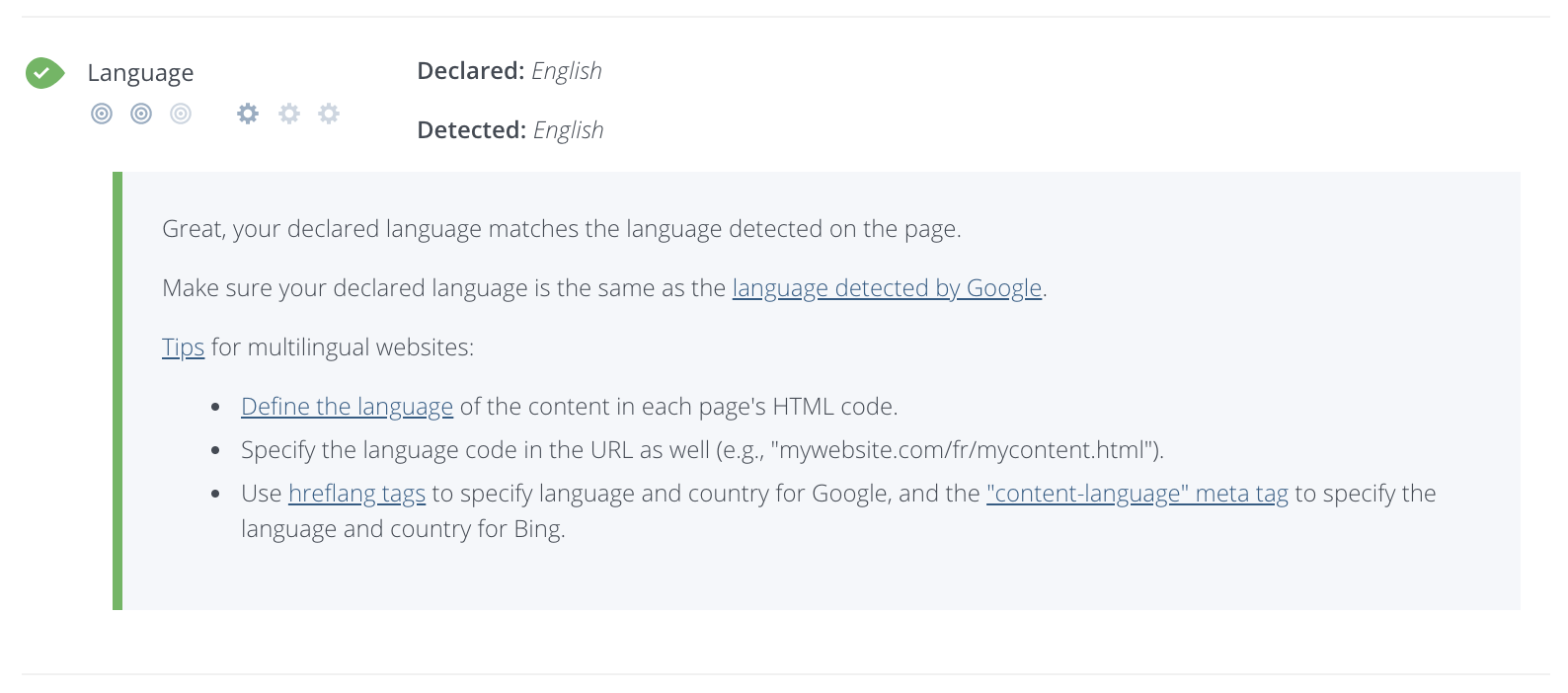 Language Declaration Checker