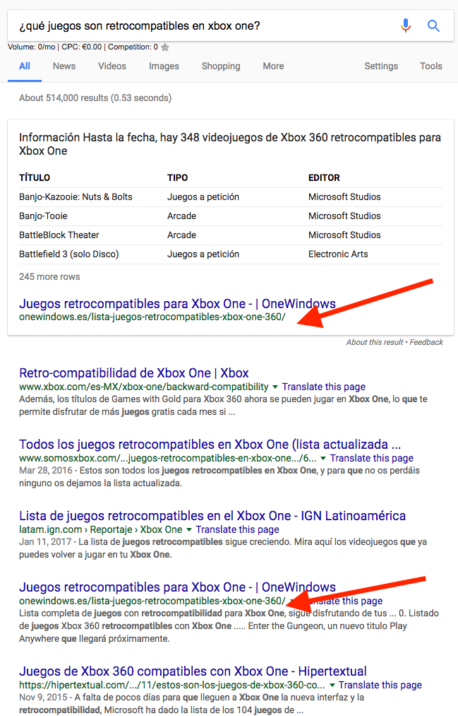 serp qué juegos son retrocompatibles