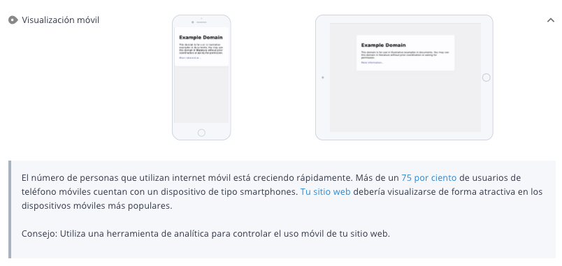 Compatibilidad con dispositivos móviles de WooRank