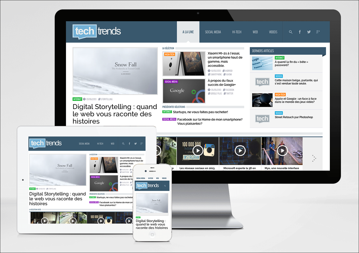 site responsive et site mobile